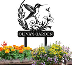 Personalized Garden Signs | Custom Bird Garden Stake Metal Sign | Metal Signs by Dyoart