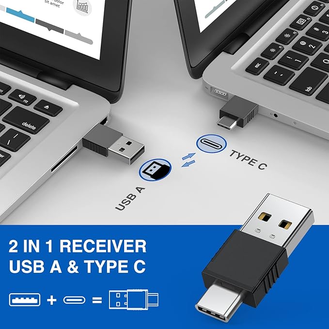 DINOSTRIKE 2 in 1 Type C and USB Presentation Clicker - Image 2