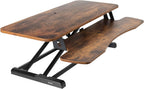 VIVO 36 inch Desk Converter, K Series, Height Adjustable Sit to Stand Riser