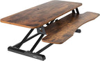 VIVO 36 inch Desk Converter, K Series, Height Adjustable Sit to Stand Riser by VIVO