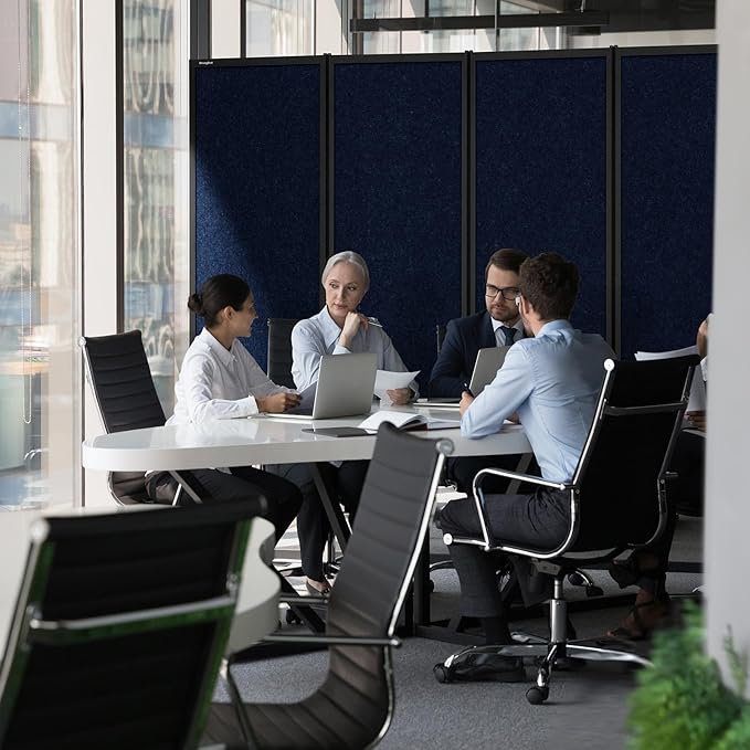 Upgrade Version Room Partition and Divider, Freestanding Rolling Dividers - Image 5