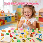 HINZER 100 Pack Animal Erasers for Kids Bulk Pull Apart 3D Puzzle Erasers - Image 6
