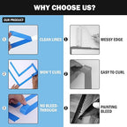 EFOK Blue Painters Tape 1 Inch Bulk - Image 5