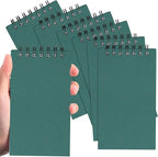 Tenceur 6 Pcs Pocket Notebook Bulk Small 3x5 Inch Spiral Notepads Mini Top by Tenceur