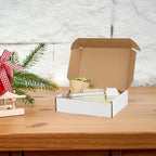 PHAREGE 8x6x2 Inch Shipping Boxes 25 Pack White, Tab Lock Tuck Top Mailer Boxes - Image 3