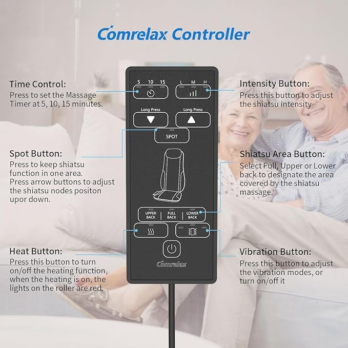 comrelax Shiatsu Back Massager - Image 9