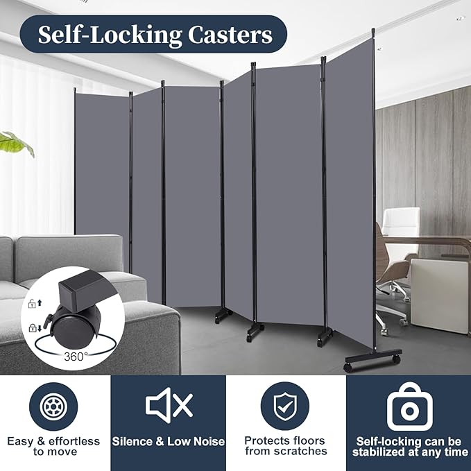 Room Divider Folding Privacy Screens - Image 4