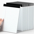 AILZFEI 12 Pack of Legal Pads 8.5 x 11.75 College Ruled Notebook White Paper by Unknown