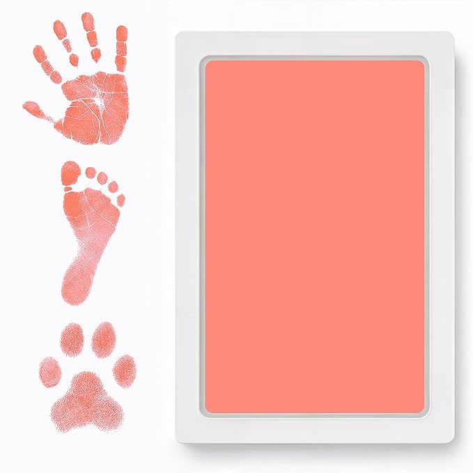 Clean Touch Ink Pad for Baby Handprints and Footprints – Inkless Infant Hand & by TinyGifts