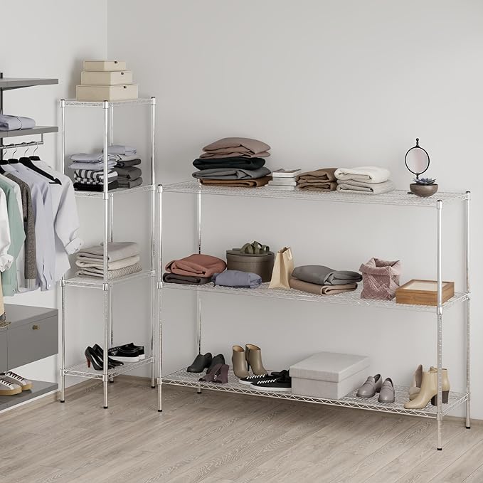 Regal Altair 21" Deep x 72" Wide x 54" Height Wire Shelving Kit | 3-Tier | NSF - Image 6