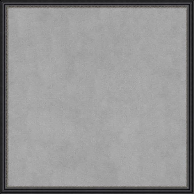 Amanti Art Black Framed Magnetic Board 21x21 Medium Vision Board by AmantiArt