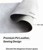 Huicon Faux Leather Desk Mat, 31.5"x15.7" Non-Slip PU Leather Desk Pad - Image 5