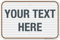 Custom Sign, Personalized Metal Signs, Customize