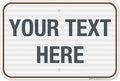 Custom Sign, Personalized Metal Signs, Customize by SigoSigns