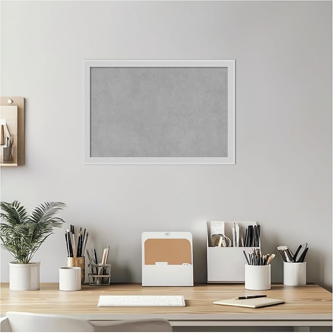 Amanti Art Silver Framed Magnetic Board 13x19 Small Vision Board - Image 5