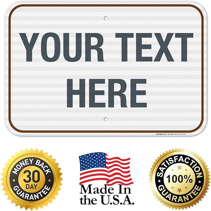Custom Sign, Personalized Metal Signs, Customize - Image 8