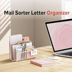 SUPEASY Mail Organizer for Desk, Mesh Metal Mail Holder Countertop - Image 8