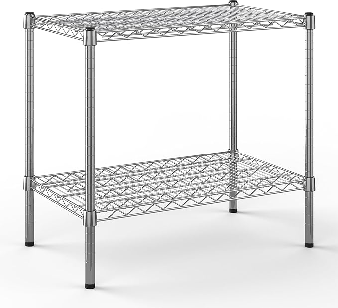 Regal Altair 18" Deep x 30" Wide x 27" Height Wire Shelving Kit | 2-Tier | NSF by Regal+Altair