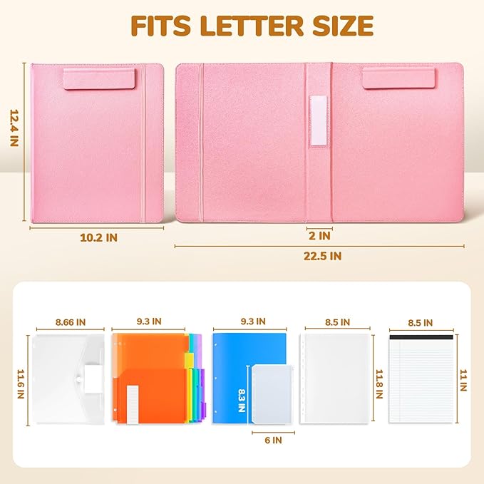 JoyCat 3 Ring Binder Clipboard - Image 9