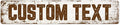 Custom Sign, Custom Street Sign, 11 Font Colors, 13 Font Styles, 4 Hole Options by MySignCenter