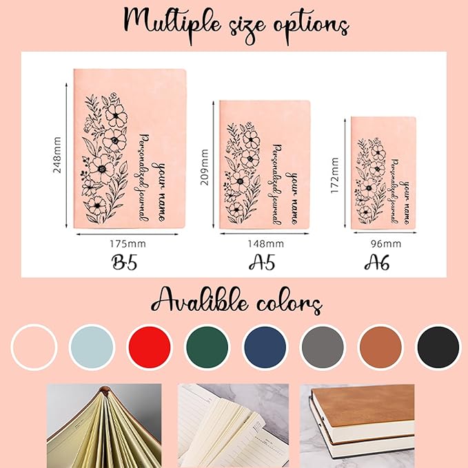 Bliver Personalized Notebook Custom Leather Bound Journals - Image 3