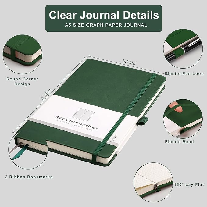 AHGXG Graph Paper Notebook 2 Pack - Image 4