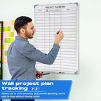 Lincia Project Planning Dry Erase Whiteboard Magnetic Dry Erase Board - Image 4