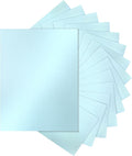 Silunkia 28 Sheets Blue Shimmer Cardstock 8.5 x 11 Premium Paper, 250gsm/92lb by Silunkia