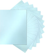 Silunkia 28 Sheets Blue Shimmer Cardstock 8.5 x 11 Premium Paper, 250gsm/92lb by Silunkia