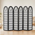 ALeesing Folding Room Divider Privacy Screen Freestanding 6-Panel Shoji Style by ALeesing
