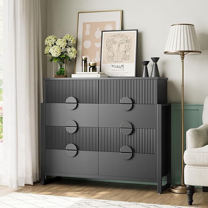 LGHM Fluted Dresser for Bedroom - Image 2