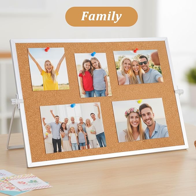 1 Pcs 11.81"×15.74" Cork Bulletin Board, Double Sided Pin - Image 7
