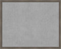 Amanti Art Grey Framed Magnetic Board 34x42 X-Large Vision Board by AmantiArt