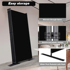 CHOSENM Room Divider, 6 Panel Folding Privacy Screens - Image 4