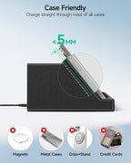 Valet Tray, Built in Wireless Charging Pad, Nightstand Organizer, Dresser - Image 8