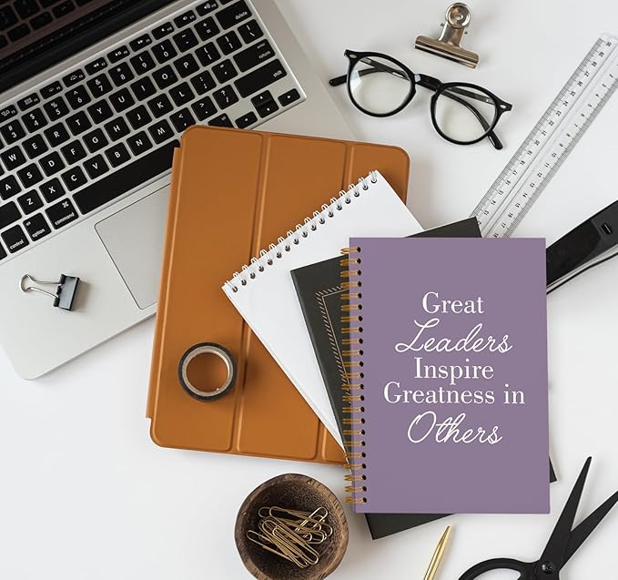 OXW Purple Meeting Notebooks for Work, Leadership Gifts Office Work Notebook - Image 6