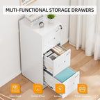 INTERGREAT 3 Drawer File Cabinet, Locking Tall File Cabinets - Image 6