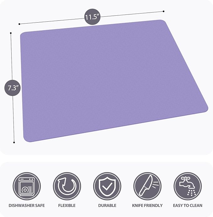 WK Small Flexible Plastic Cutting Boards - Image 3