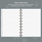 Clever Fox Password Book Spiral – Mini Internet Address & Password Organizer - Image 6