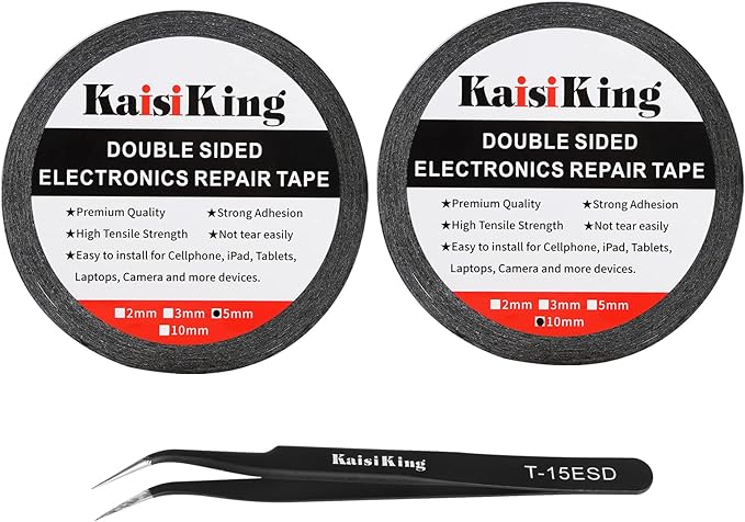 Kaisiking 5mm / 10mm x 50M Double Sided Adhesive Tape LCD Touch Screen Tape - Image 7