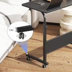 DlandHome Mobile Bed Table 31.5 Inch, Adjustable Side Table Laptop Computer - Image 6