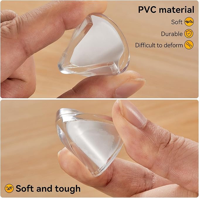 EBUKTUK 8pcs, Table Corner Protector, Corner Protector to Cover Sharp Furniture - Image 6