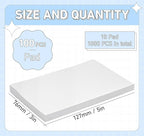 White Sticky Notes 3 x 5 in, 10 Pads Large Notepads, 100 Sheets/Pad Sticky Note - Image 2