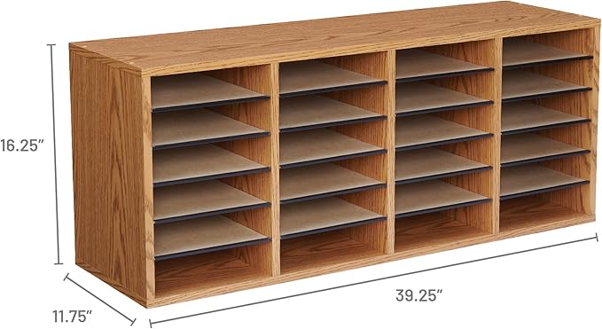 Safco Literature Organizer, 24 Compartments, Office and Classroom Mailbox - Image 6