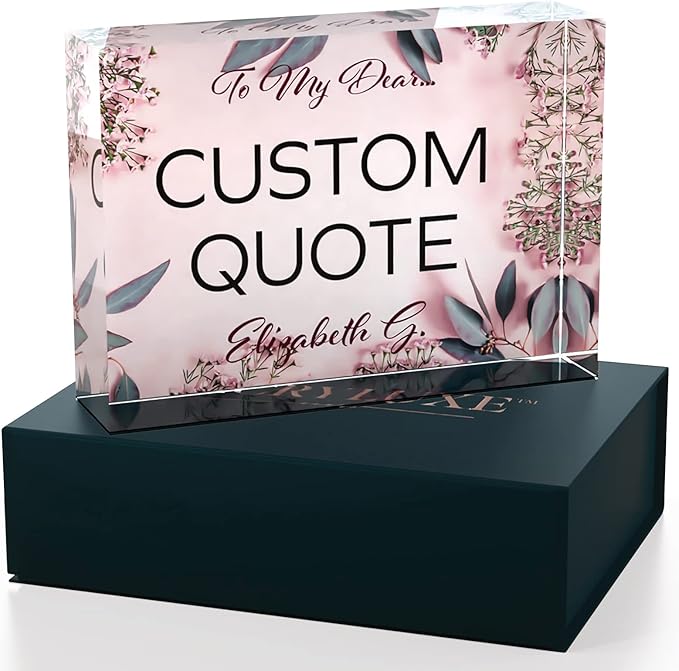 Custom Acrylic Sign Personalized, Custom Desk Name Plate, 18 Styles, - Image 3