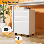 INTERGREAT 3 Drawer Filing Cabinet - Image 5