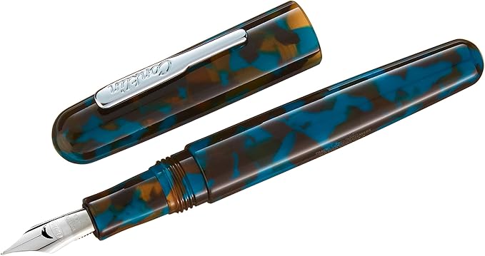 Conklin All American Fountain Pen in Southwest Turquoise – Broad Nib, Bold - Image 2