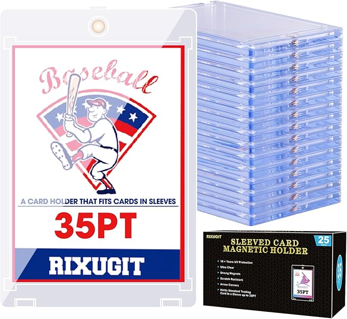 25-Pack Sleeved Card Magnetic Holders by Unknown