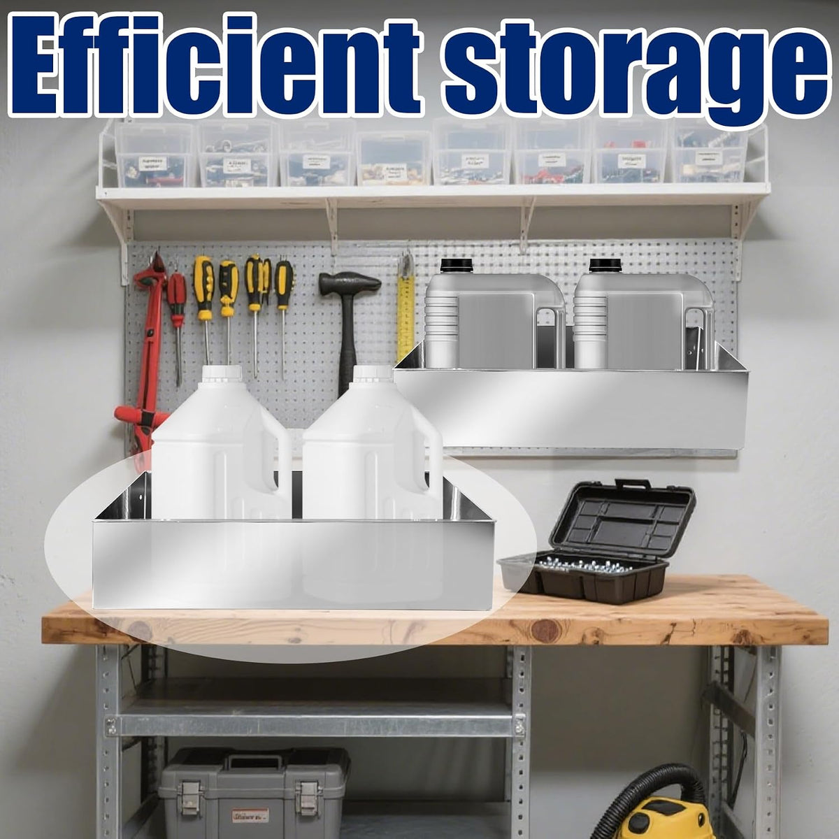 aluminum fuel tank rack multi use storage cabinet, package contents