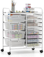 Giantex 12 Drawer Rolling Cart by Giantex